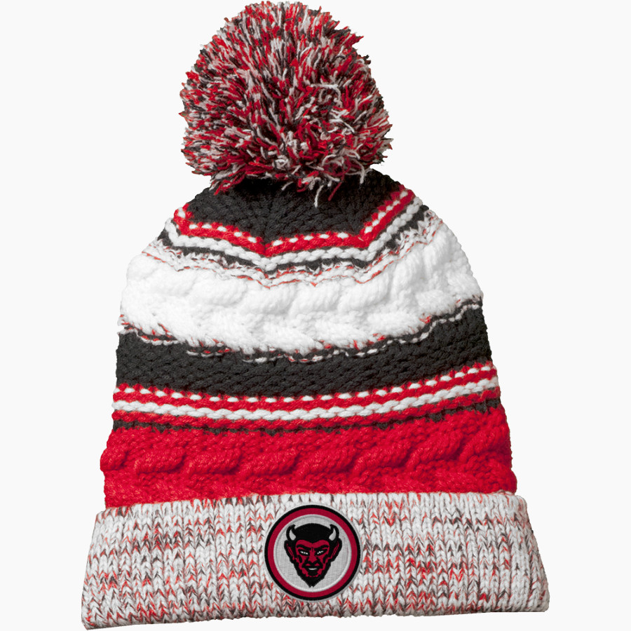 Chaffee Red Devils <span class="pdp-name-mascot">Chaffee Schools Red Devils</span> Sport-Tek Pom Pom Team Beanie