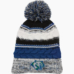 Compass Academy Cougars <span class="pdp-name-mascot">Compass Academy Cougars</span> Sport-Tek Pom Pom Team Beanie Front Thumbnail