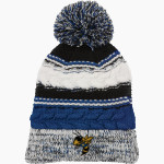 HARRISON COMMUNITY HIGH SCHOOL HORNETS Sport-Tek Pom Pom Team Beanie Front Thumbnail