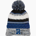 READING SENIOR HIGH SCHOOL BLUE DEVILS <span class="pdp-name-mascot">READING BLUE DEVILS</span> Sport-Tek Pom Pom Team Beanie Front Thumbnail