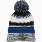 BACON ACADEMY BOBCATS Sport-Tek Pom Pom Team Beanie Front Thumbnail