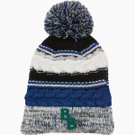 The Blake School BEARS ONLINE STORE <span class="pdp-name-mascot">Blake Bears</span> Sport-Tek Pom Pom Team Beanie Front Thumbnail