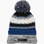 Mountainburg Dragons <span class="pdp-name-mascot">Mountainburg Dragons</span> Sport-Tek Pom Pom Team Beanie Front Thumbnail