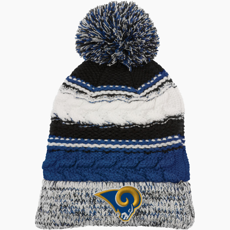CUBA HIGH SCHOOL RAMS <span class="pdp-name-mascot">CUBA RAMS</span> Sport-Tek Pom Pom Team Beanie
