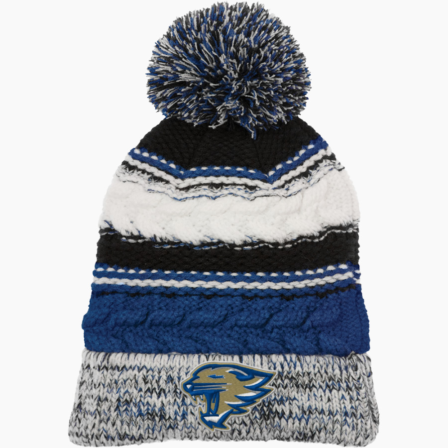 RISING STAR HIGH SCHOOL WILDCATS Sport-Tek Pom Pom Team Beanie