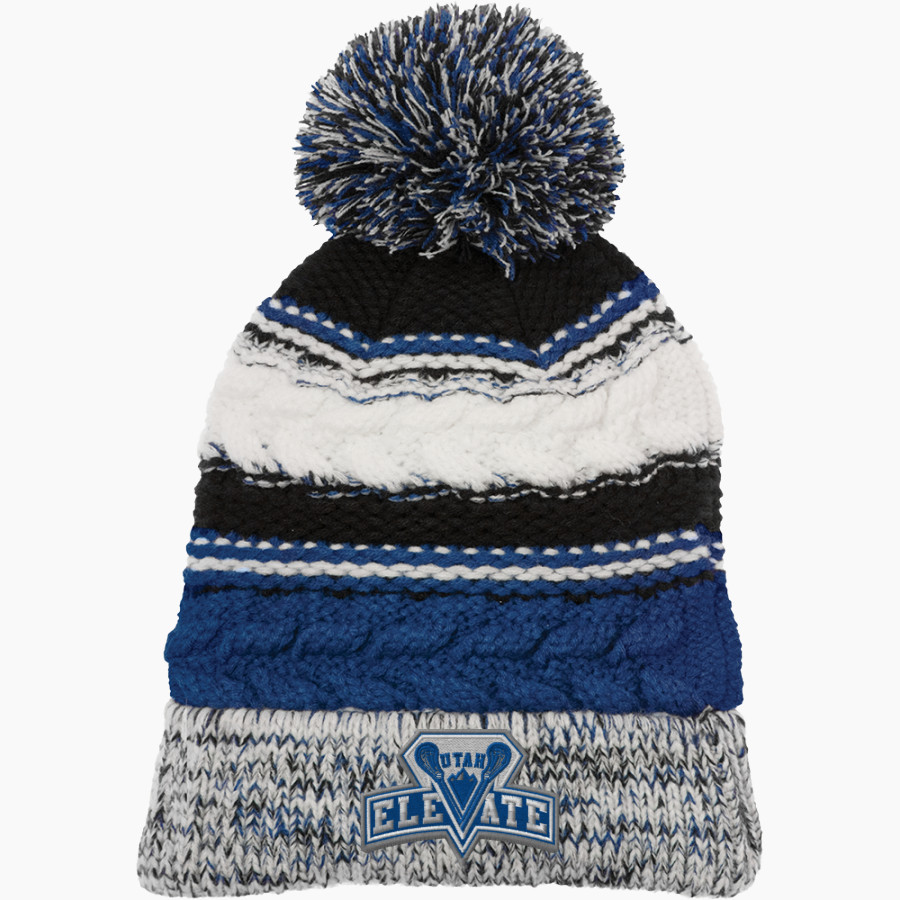 Utah Elevate Lacrosse Elevate <span class="pdp-name-mascot">Utah Elevate Lacrosse</span> Sport-Tek Pom Pom Team Beanie