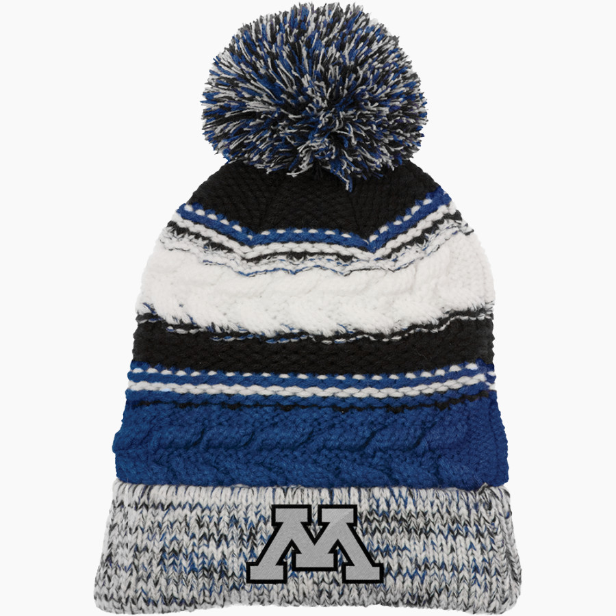 Minnetonka Skippers Sport-Tek Pom Pom Team Beanie