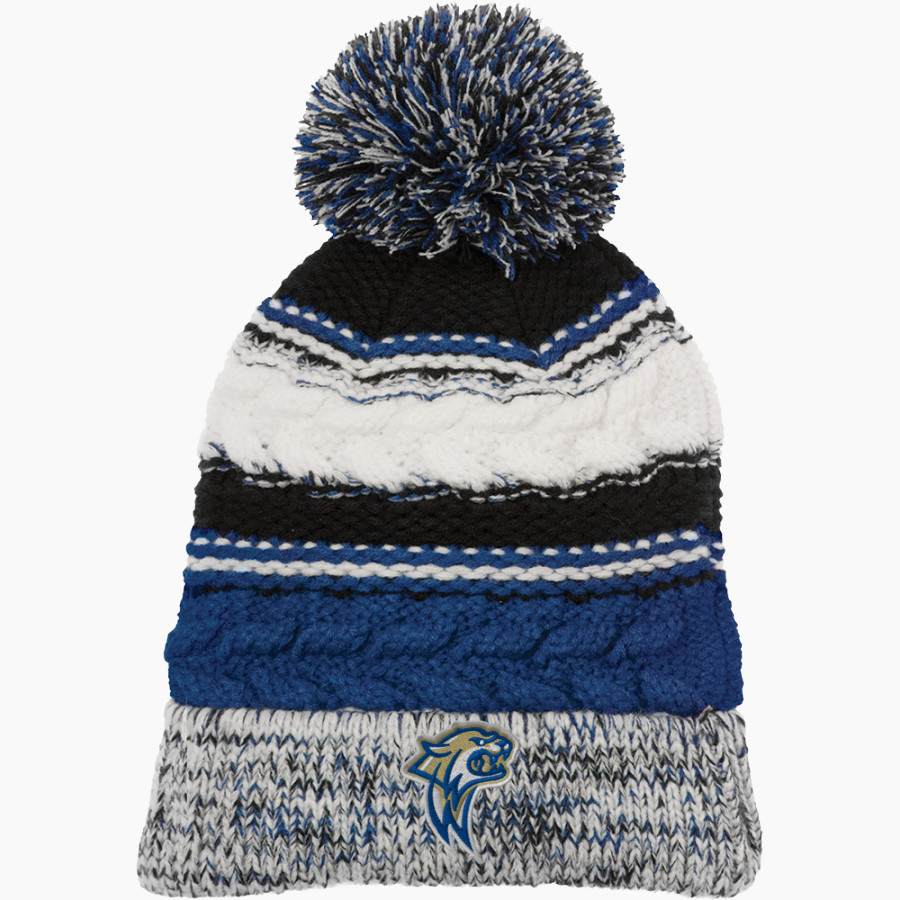 WATERFORD HIGH SCHOOL WILDCATS <span class="pdp-name-mascot">WATERFORD WILDCATS</span> Sport-Tek Pom Pom Team Beanie