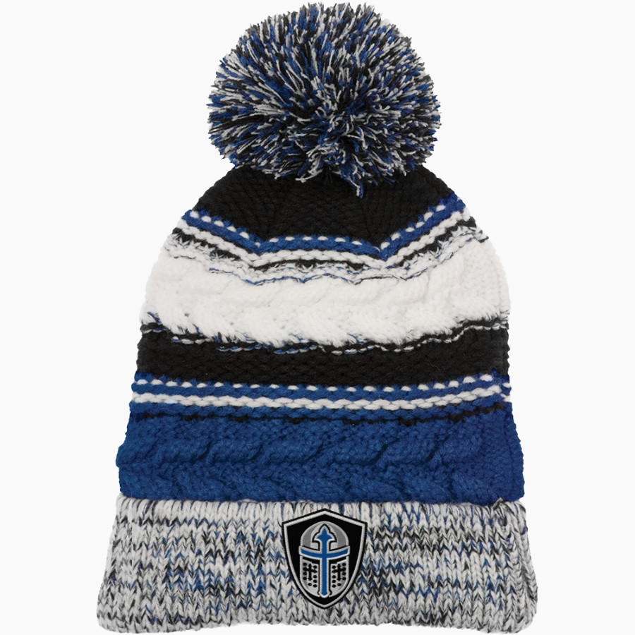 Christendom College Online Store Sport-Tek Pom Pom Team Beanie