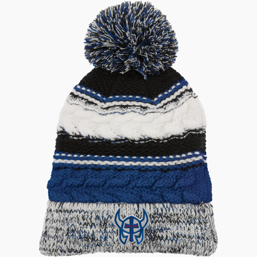 Wisconsin Lutheran Vikings Sport-Tek Pom Pom Team Beanie