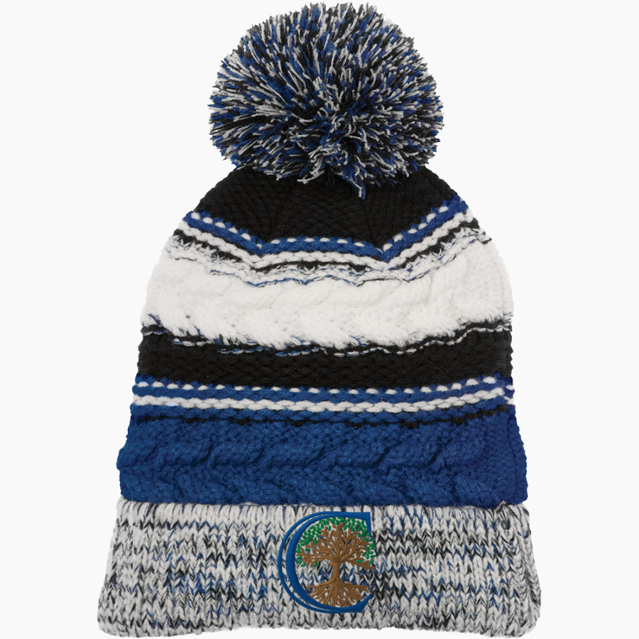 BACON ACADEMY BOBCATS Sport-Tek Pom Pom Team Beanie