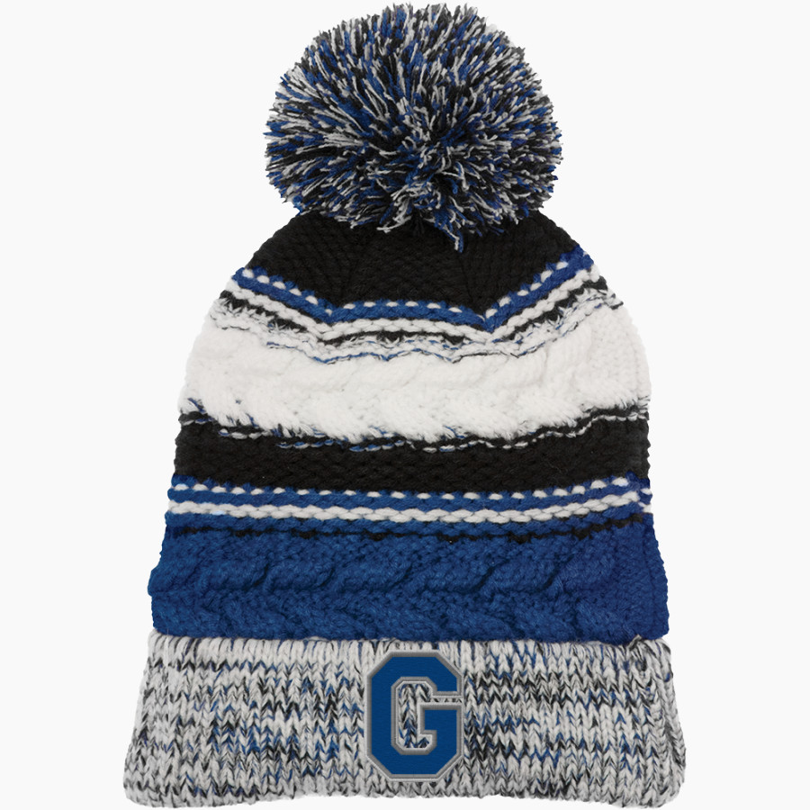 PLEASANT GROVE HIGH SCHOOL VIKINGS <span class="pdp-name-mascot">PLEASANT GROVE VIKINGS</span> Sport-Tek Pom Pom Team Beanie