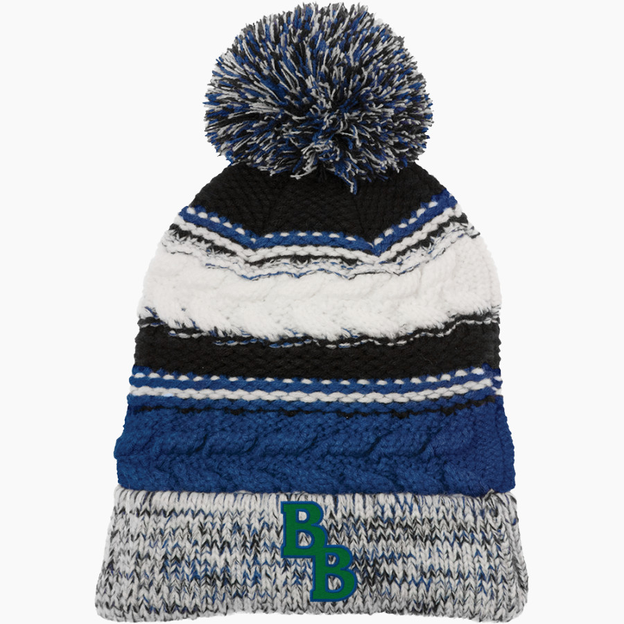 The Blake School BEARS ONLINE STORE <span class="pdp-name-mascot">Blake Bears</span> Sport-Tek Pom Pom Team Beanie