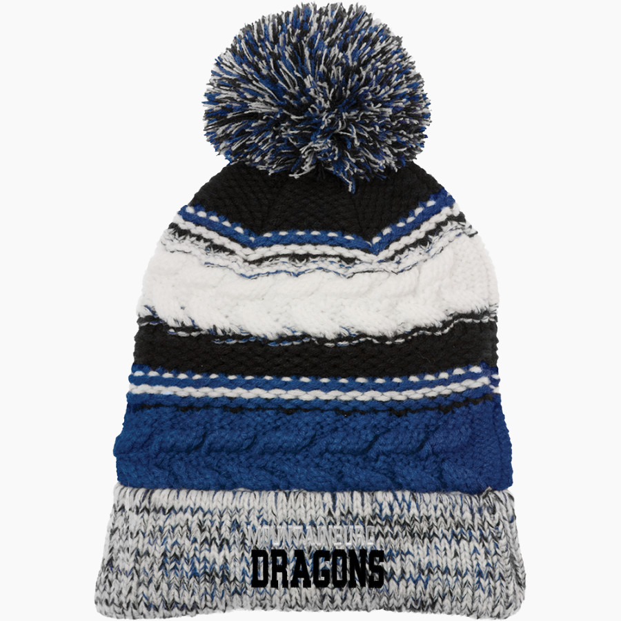 Mountainburg Dragons <span class="pdp-name-mascot">Mountainburg Dragons</span> Sport-Tek Pom Pom Team Beanie