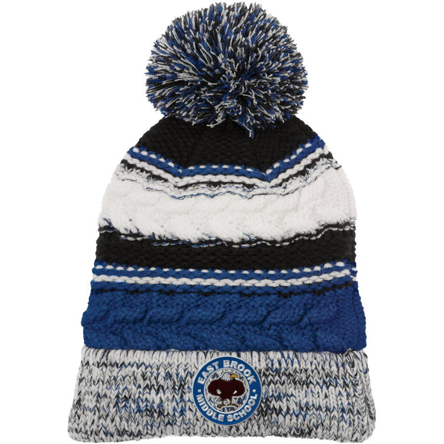 East Brook Eagles <span class="pdp-name-mascot">East Brook Eagles</span> Sport-Tek Pom Pom Team Beanie