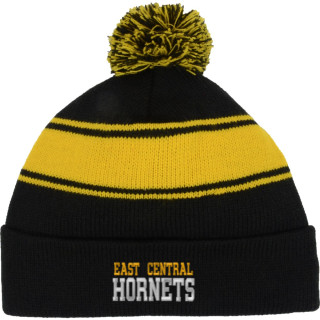 Sport-Tek Stripe Pom Pom Knit