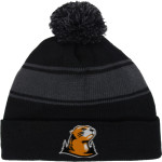 Lewis & Clark College The Official Online Store Sport-Tek Stripe Pom Pom Knit Front Thumbnail