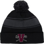 Verona Lacrosse Verona Lacrosse <span class="pdp-name-mascot">Verona Lacrosse</span> Sport-Tek Stripe Pom Pom Knit Front Thumbnail