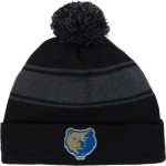 Brentwood Lacrosse Club Online Store <span class="pdp-name-mascot">Brentwood Bruins</span> Sport-Tek Stripe Pom Pom Knit Front Thumbnail