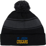 St. Joseph Cougars Sport-Tek Stripe Pom Pom Knit Front Thumbnail