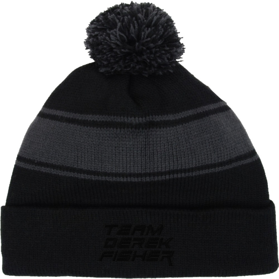Be Better Foundation Team Derek Fisher Sport-Tek Stripe Pom Pom Knit