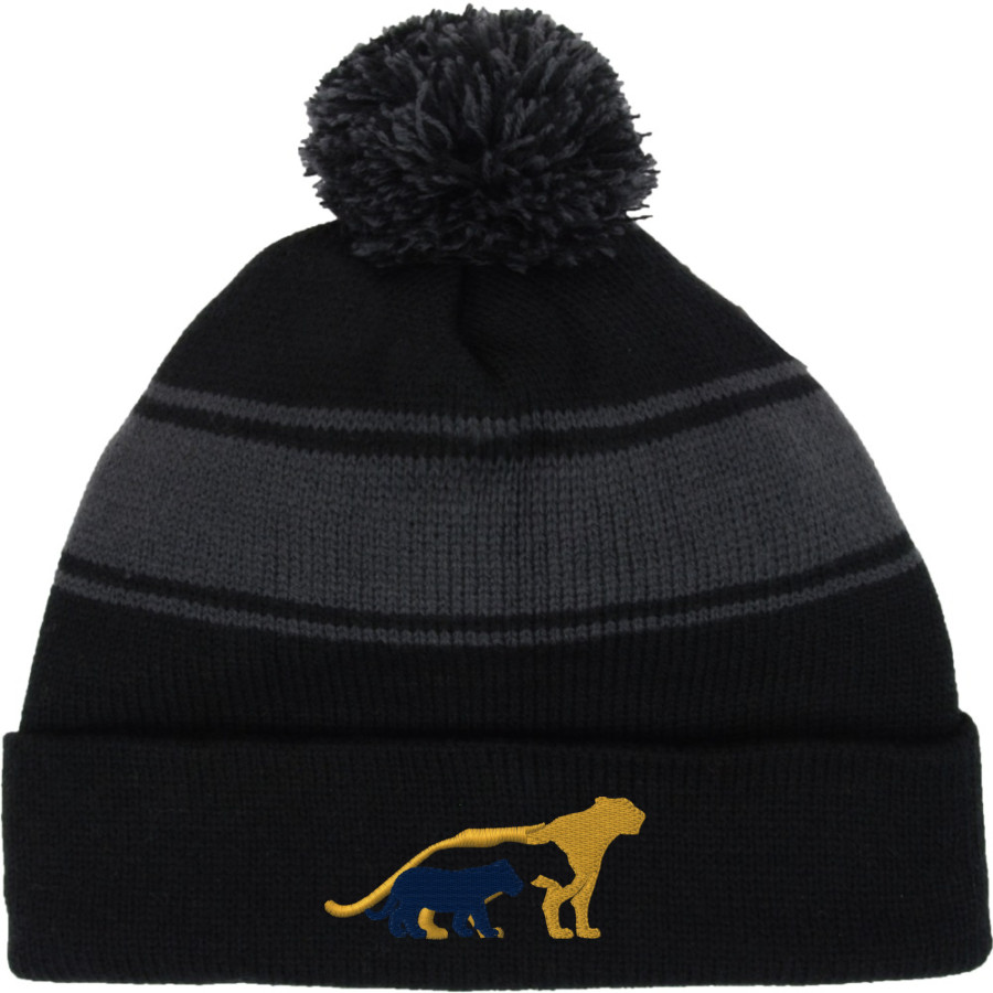 Washington Local Schools Online Store Sport-Tek Stripe Pom Pom Knit