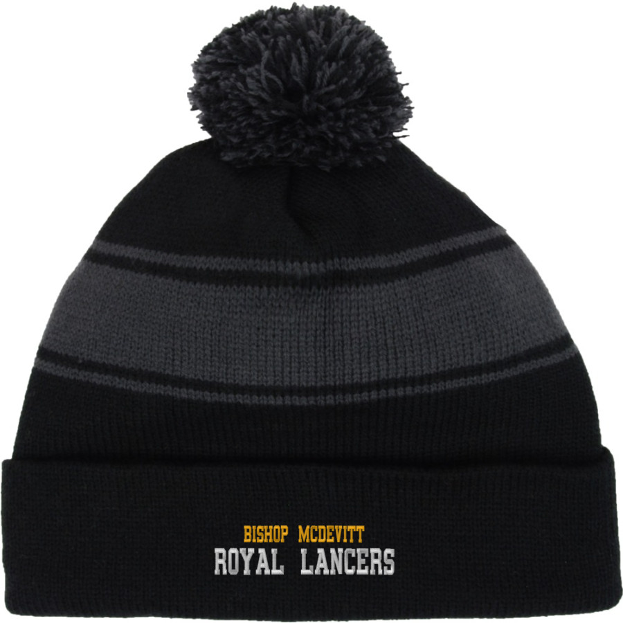 Bishop Mcdevitt Royal Lancers Store <span class="pdp-name-mascot">Bishop Mcdevitt Royal Lancers</span> Sport-Tek Stripe Pom Pom Knit