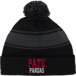 Pate Pandas <span class="pdp-name-mascot">Pate Elementary School Pandas</span> Sport-Tek Stripe Pom Pom Knit Front Thumbnail