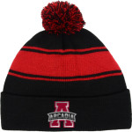 ARCADIA REDSKINS #redskinnation <span class="pdp-name-mascot">ARCADIA REDSKINS</span> Sport-Tek Stripe Pom Pom Knit Front Thumbnail