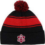 ANNANDALE HIGH SCHOOL ATOMS <span class="pdp-name-mascot">ANNANDALE ATOMS</span> Sport-Tek Stripe Pom Pom Knit Front Thumbnail