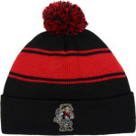 SHULLSBURG HIGH SCHOOL MINERS <span class="pdp-name-mascot">SHULLSBURG MINERS</span> Sport-Tek Stripe Pom Pom Knit Front Thumbnail