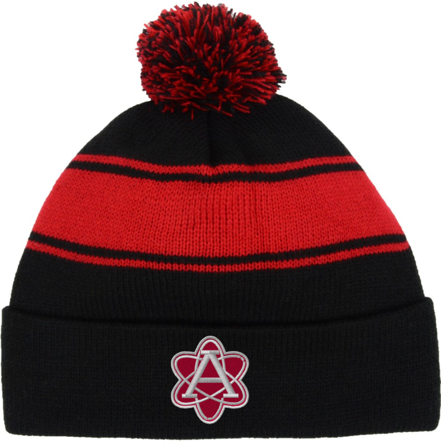 ANNANDALE HIGH SCHOOL ATOMS <span class="pdp-name-mascot">ANNANDALE ATOMS</span> Sport-Tek Stripe Pom Pom Knit