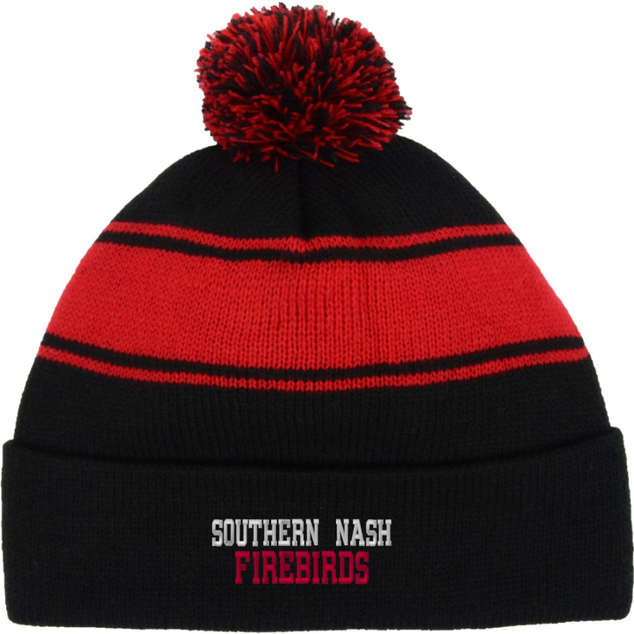 Southern Nash Firebirds <span class="pdp-name-mascot">Southern Nash Firebirds</span> Sport-Tek Stripe Pom Pom Knit