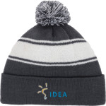 IDEA Academy Health Professions <span class="pdp-name-mascot">IDEA Academy Health Professions</span> Sport-Tek Stripe Pom Pom Knit Front Thumbnail