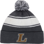 Sycamore Longhorns <span class="pdp-name-mascot">Sycamore Elementary School Longhorns</span> Sport-Tek Stripe Pom Pom Knit Front Thumbnail