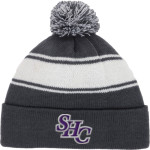 Spring Hill Badgers <span class="pdp-name-mascot">Spring Hill Badgers</span> Sport-Tek Stripe Pom Pom Knit Front Thumbnail