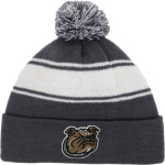 Bryant Bulldogs <span class="pdp-name-mascot">Bryant Bulldogs</span> Sport-Tek Stripe Pom Pom Knit Front Thumbnail