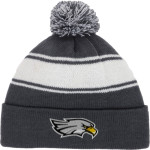 Hawaii Baptist Eagles <span class="pdp-name-mascot">HBA Eagles</span> Sport-Tek Stripe Pom Pom Knit Front Thumbnail