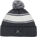 Oakridge Bulldog <span class="pdp-name-mascot">Oakridge Bulldog</span> Sport-Tek Stripe Pom Pom Knit Front Thumbnail