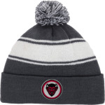 Chaffee Red Devils <span class="pdp-name-mascot">Chaffee Schools Red Devils</span> Sport-Tek Stripe Pom Pom Knit Front Thumbnail