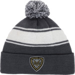 Mt Vernon Marauders Sport-Tek Stripe Pom Pom Knit Front Thumbnail