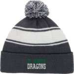 St. Mary's Dragons <span class="pdp-name-mascot">St. Mary's Dragons</span> Sport-Tek Stripe Pom Pom Knit Front Thumbnail