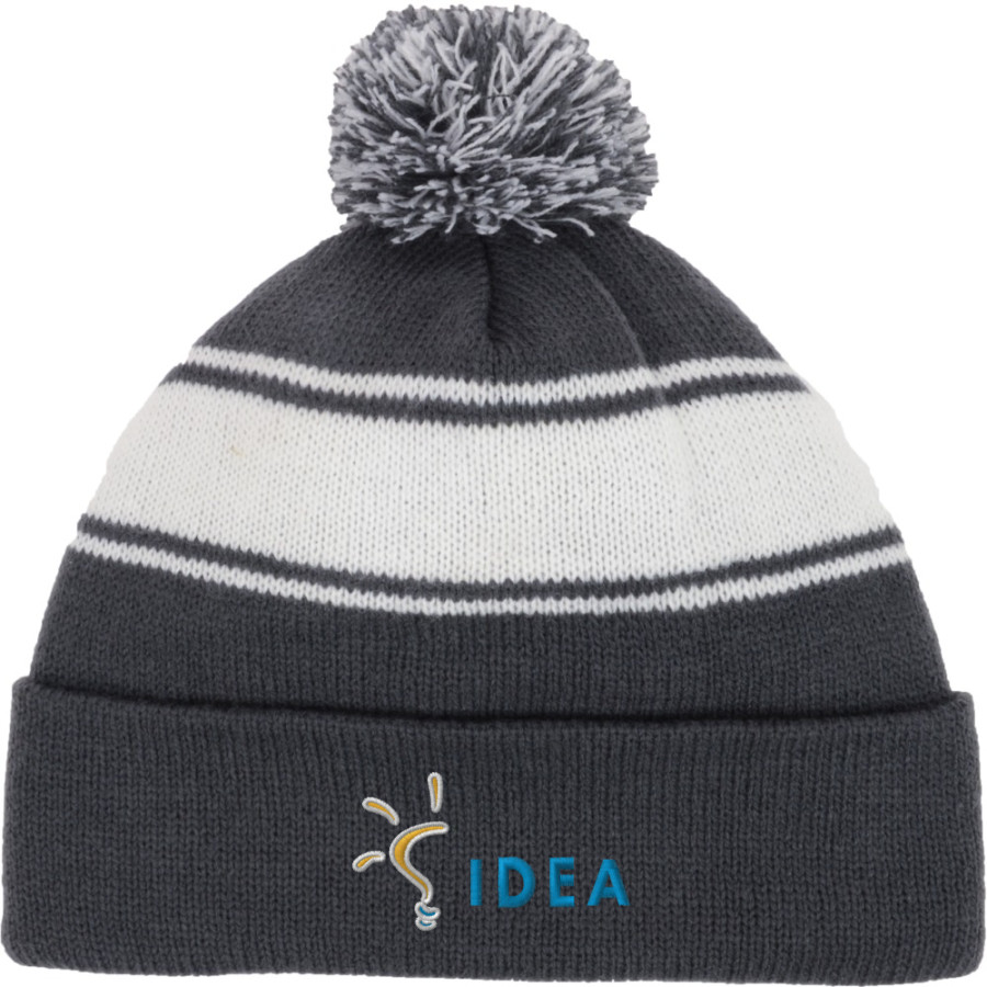 IDEA Academy Health Professions <span class="pdp-name-mascot">IDEA Academy Health Professions</span> Sport-Tek Stripe Pom Pom Knit