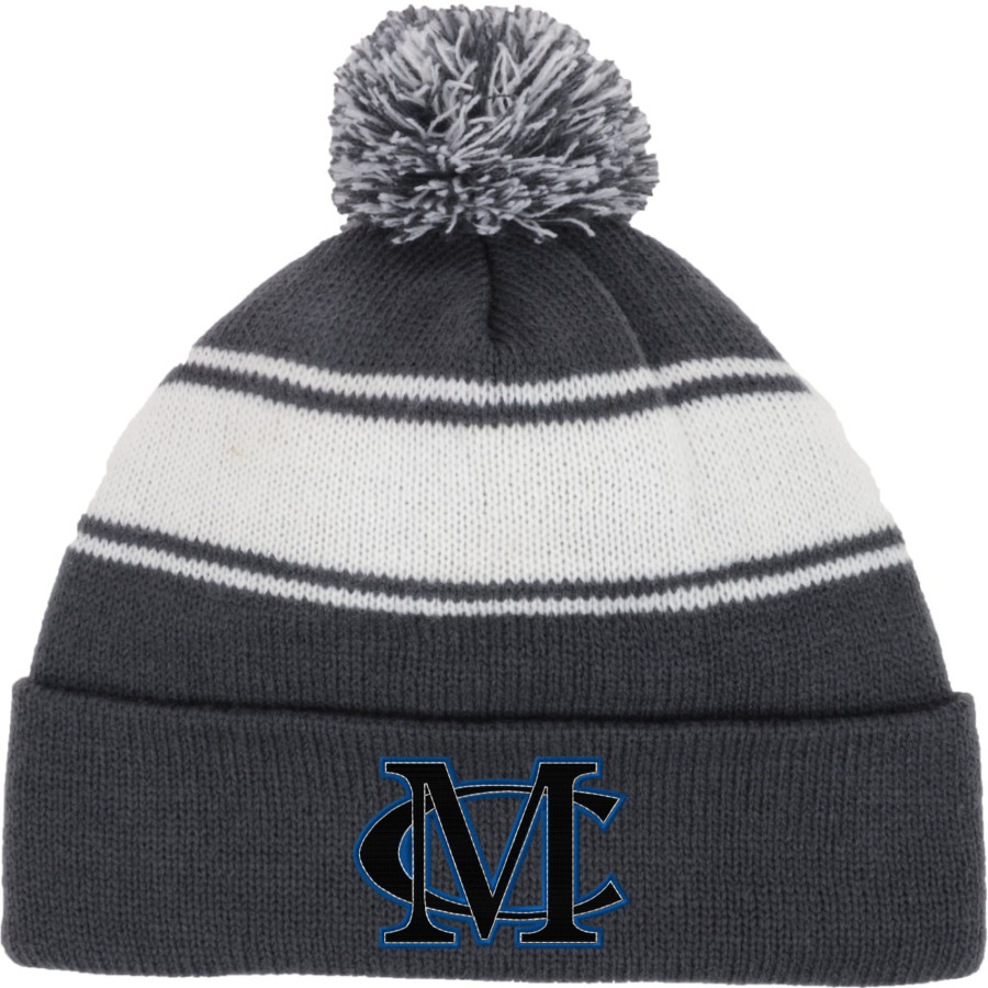 Mason Creek Wolves <span class="pdp-name-mascot">Mason Creek Wolves</span> Sport-Tek Stripe Pom Pom Knit