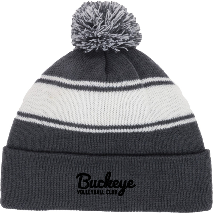 Buckeye Volleyball Club <span class="pdp-name-mascot">Buckeye Volleyball Club</span> Sport-Tek Stripe Pom Pom Knit