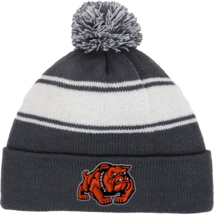 Vacaville Bulldogs <span class="pdp-name-mascot">Vacaville High School Bulldogs</span> Sport-Tek Stripe Pom Pom Knit