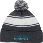 Pearson Panthers <span class="pdp-name-mascot">Pearson School Panthers</span> Sport-Tek Stripe Pom Pom Knit Front Thumbnail