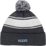 San Antonio Wildcats <span class="pdp-name-mascot">San Antonio Academy Wildcats</span> Sport-Tek Stripe Pom Pom Knit Front Thumbnail