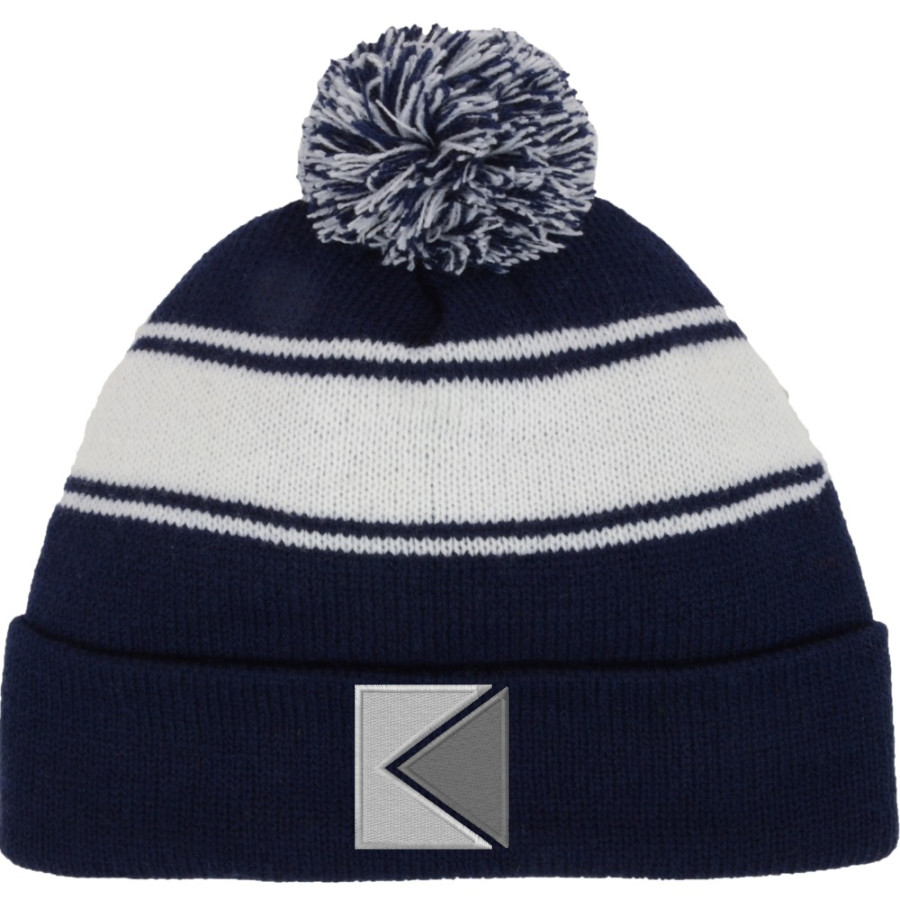 KENNY PIPE & SUPPLY Sport-Tek Stripe Pom Pom Knit
