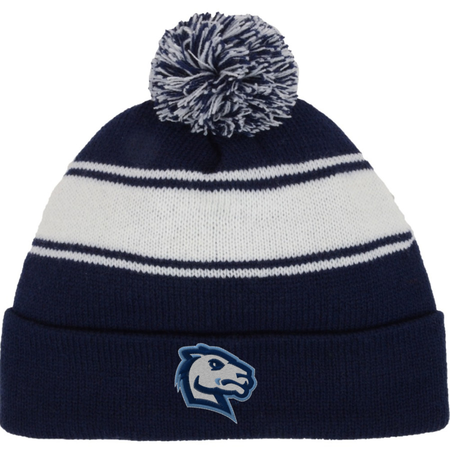 Connecticut College Camels <span class="pdp-name-mascot">Connecticut College Camels</span> Sport-Tek Stripe Pom Pom Knit